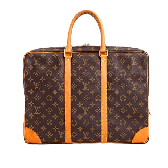 Authentic Louis Vuitton Monogram Porte Documet Voyage Laptop Bag/Briefcase - Picture 1 of 15